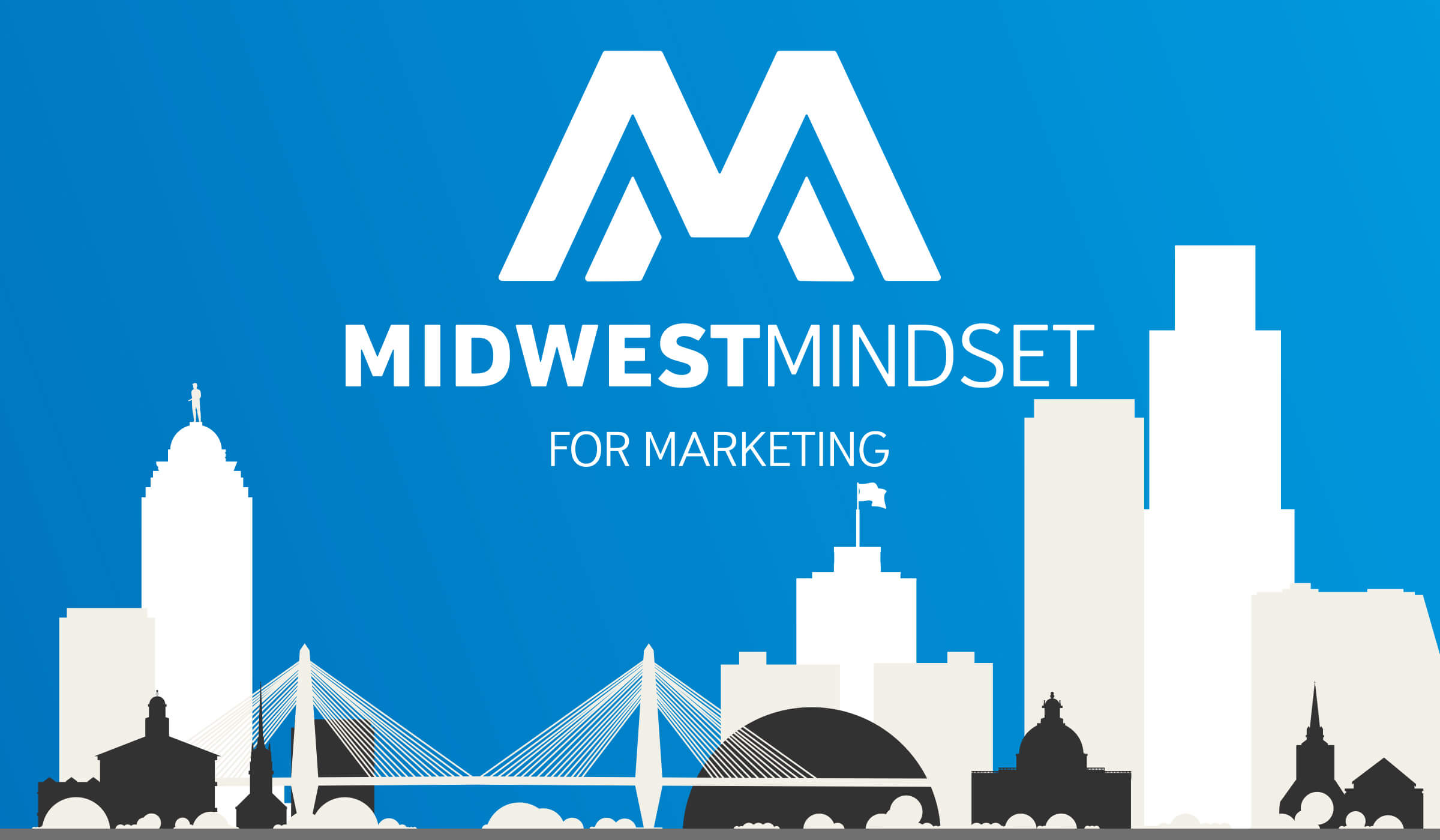Midwest Mindset for marketing podcast cover art.