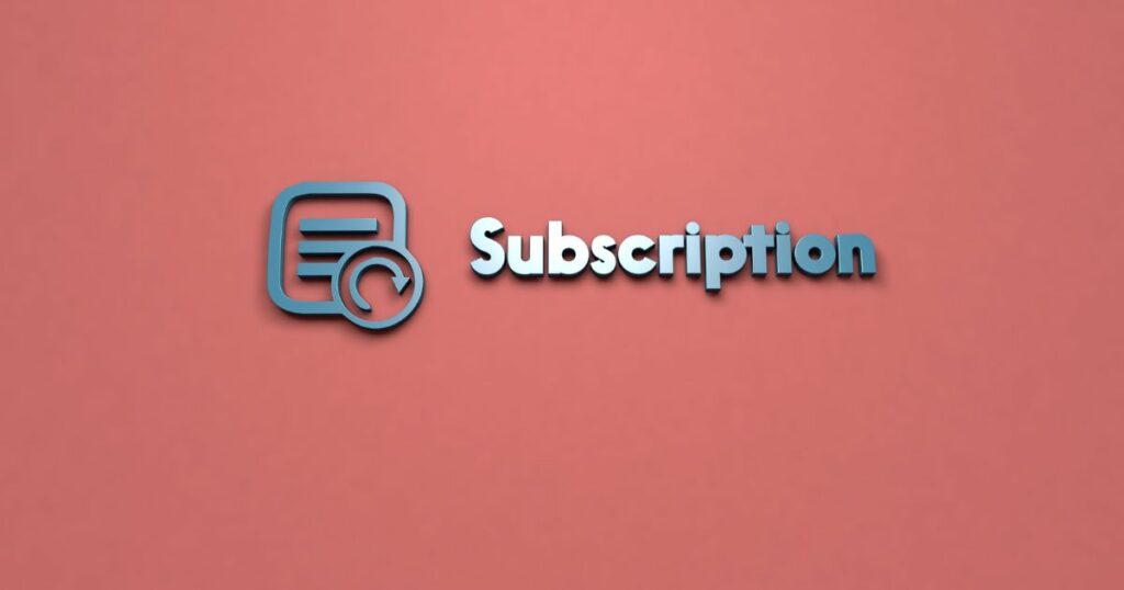 The key for businesses is a subscription business model